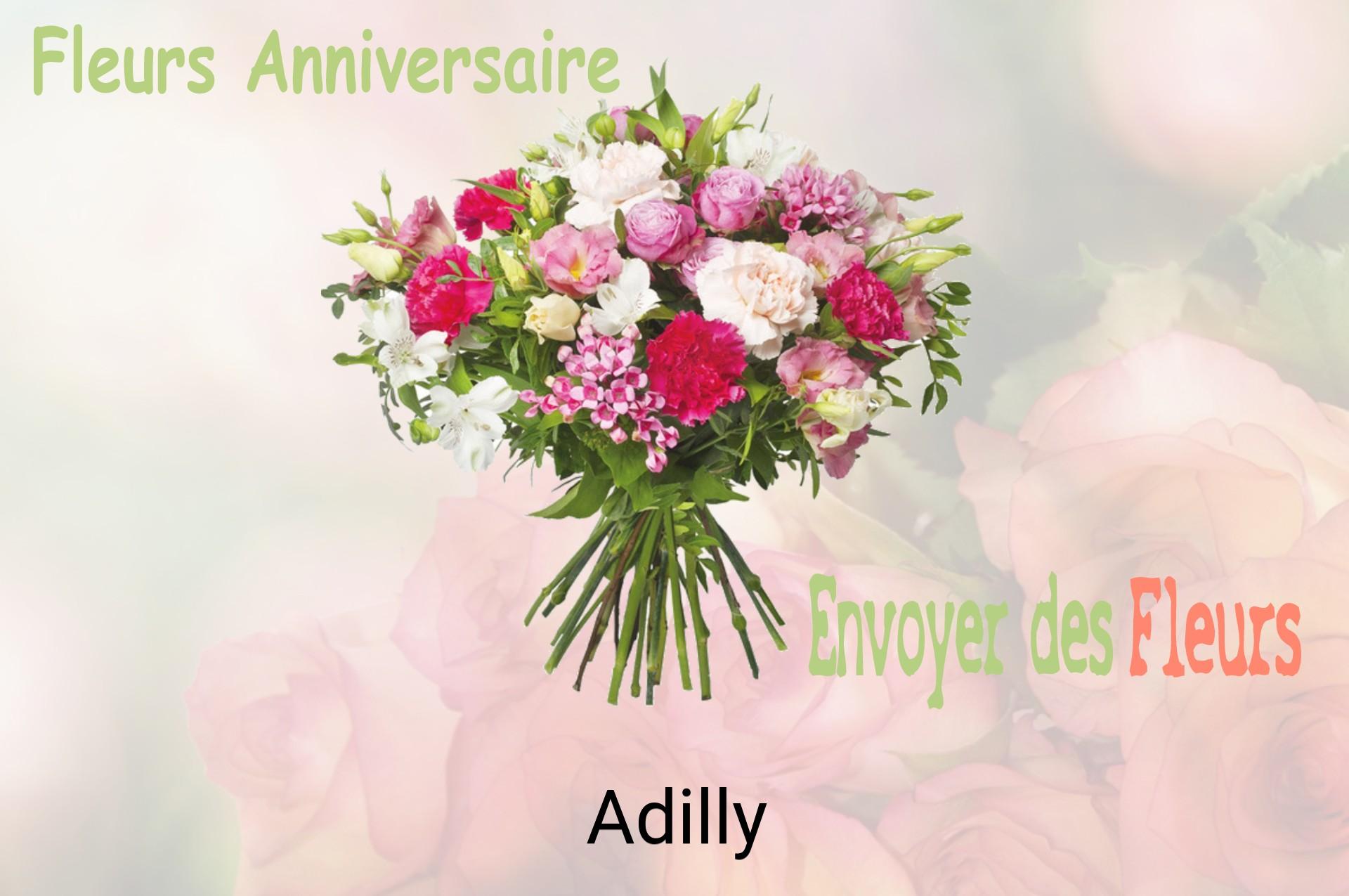 Bouquet de fleurs d’anniversaire livré à Adilly